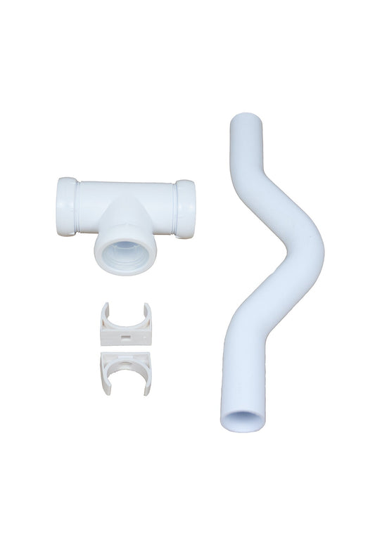 Urine Duct Water Trap and Drain Connection