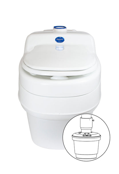 Urine-Diverting Toilet Separett Villa Extend