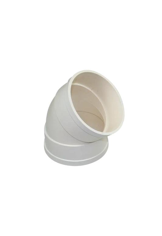 45-degree Elbow for 110 mm Ventilation Pipe