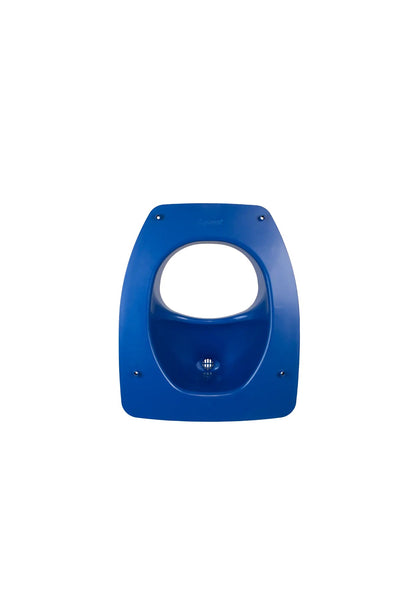 Urine-Diverting Privy Set with Styrofoam Seat Blue Bowl