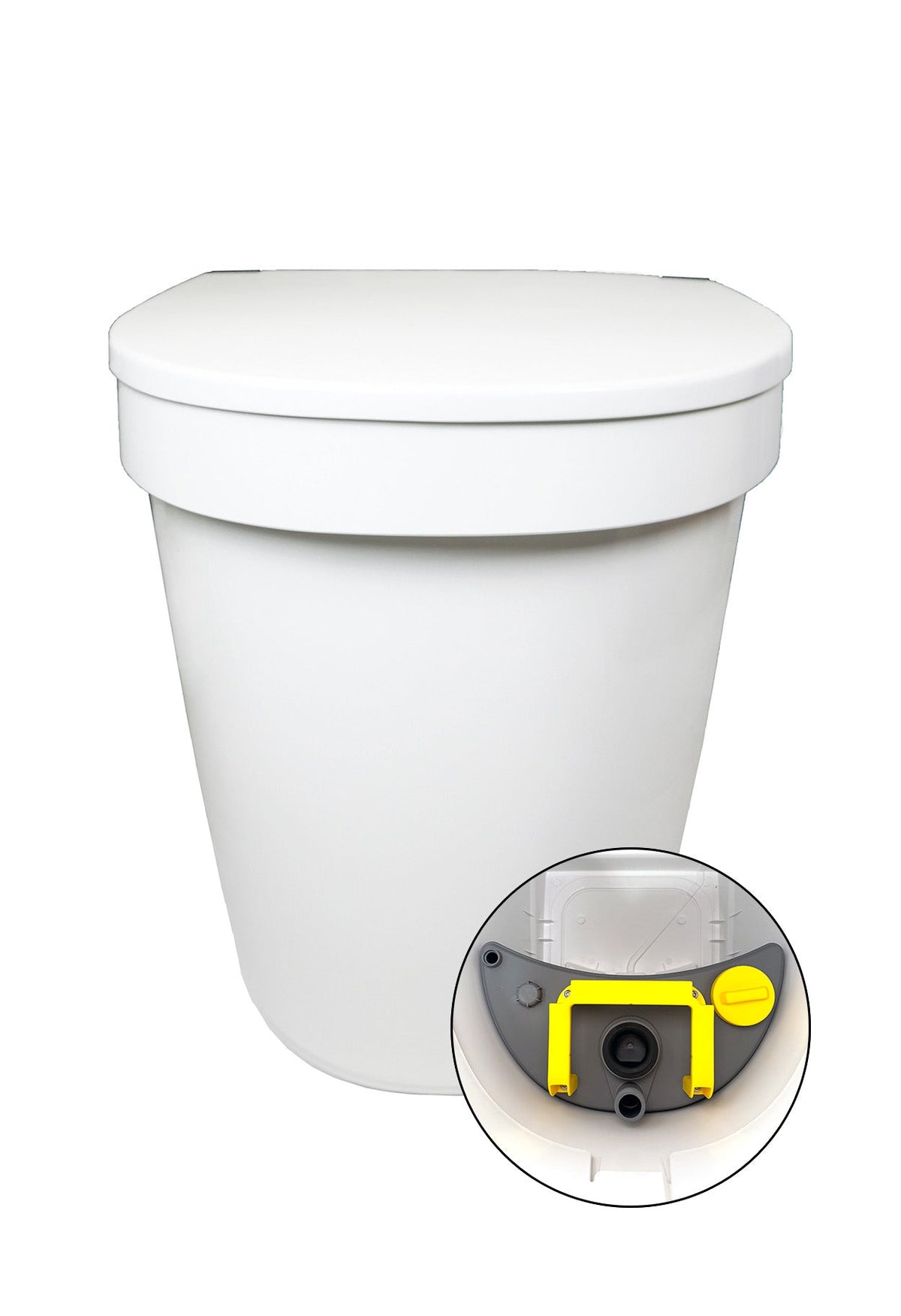 Urine-Diverting Toilet Separett Tiny with Urine Container