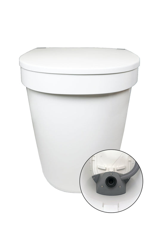 Urine-Diverting Toilet Separett Tiny with Urine Tube