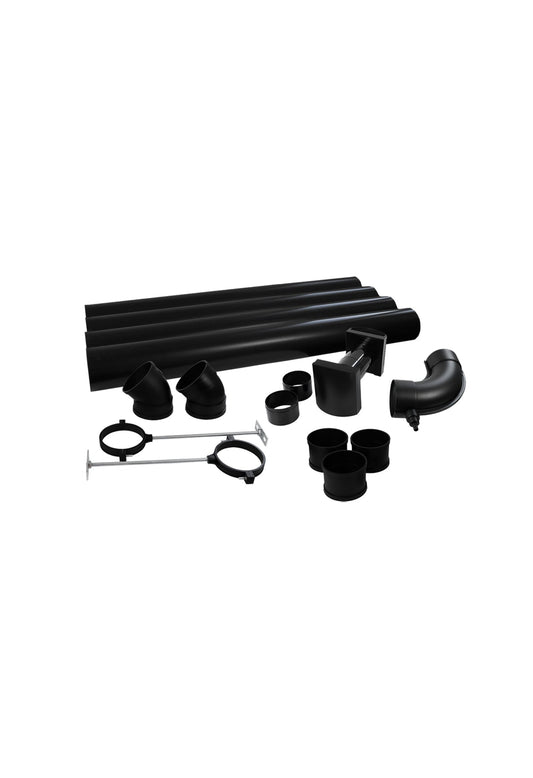 Ventilation Kit Nova II Black Ø110 mm